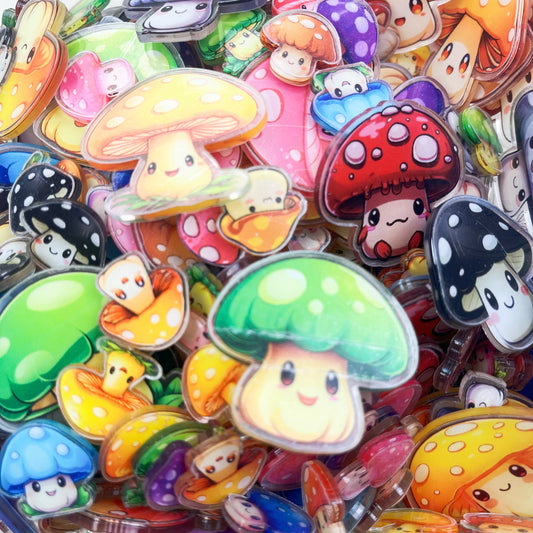 Mashroom mix 2&4cm-Acrylic chips