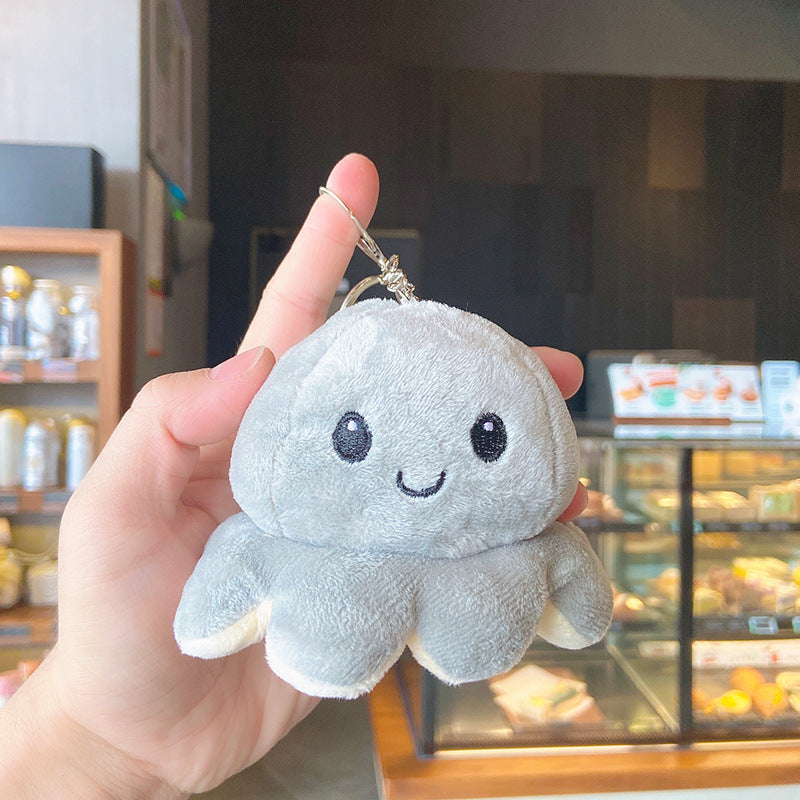 Fluffy Octopus Keychain