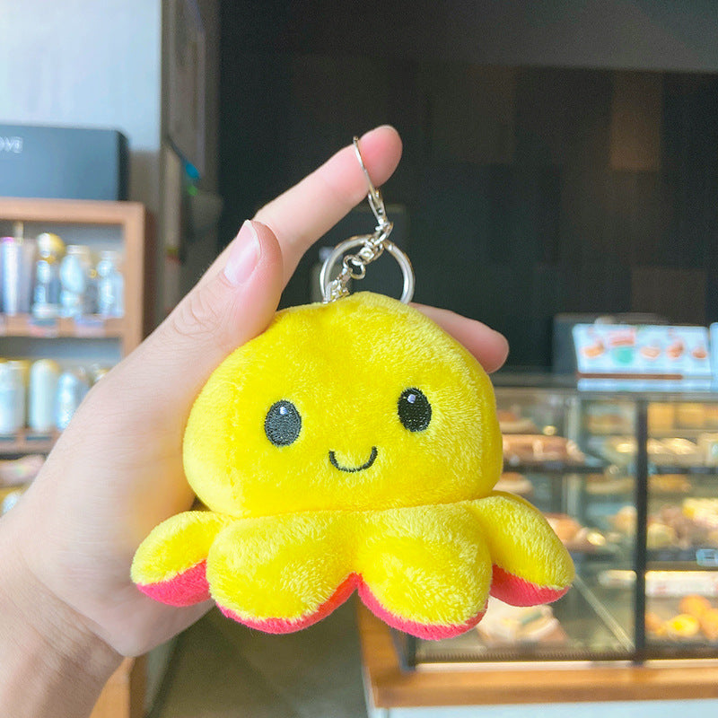 Fluffy Octopus Keychain