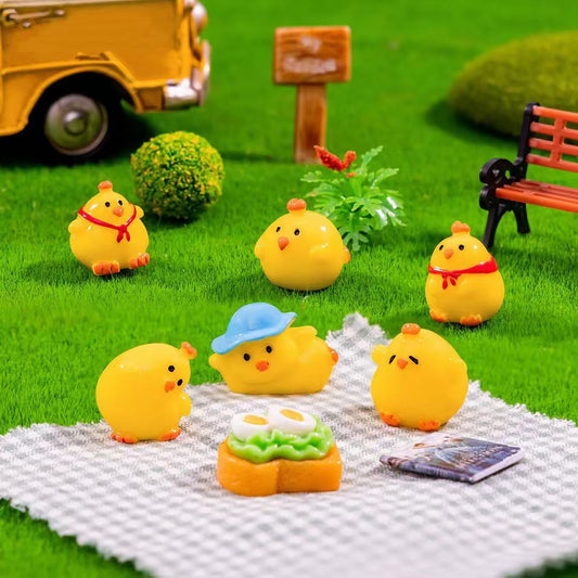 Colorful Macaron chickens