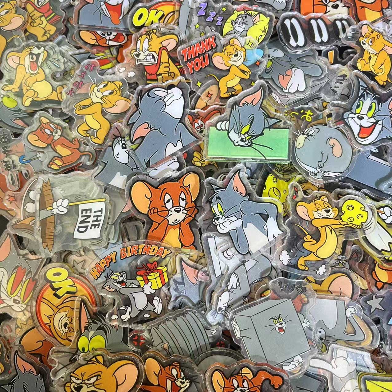 Tom and Jerry 4cm-Acrylic chips