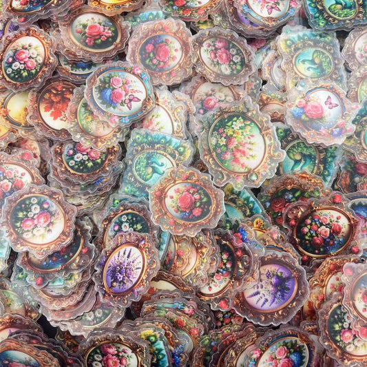 Window flower 4cm -Acrylic chips