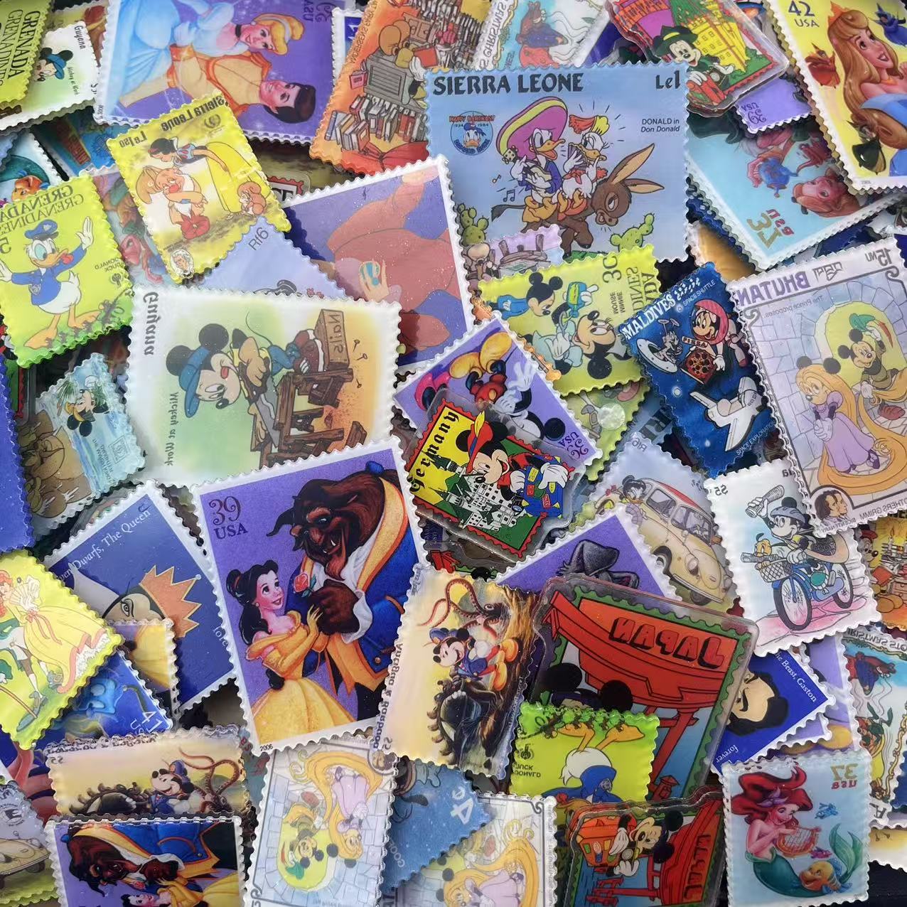 DD stamps 4cm-Acrylic chips pack on video only