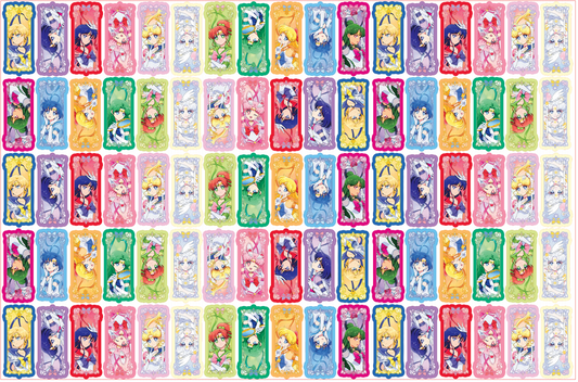 Sailor moon rectangle-8cm big chip(random mix)