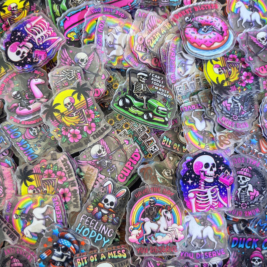 Skelly 4cm-Acrylic chips