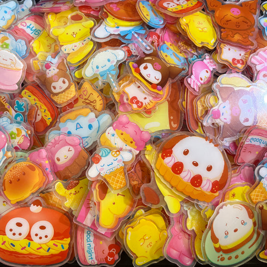 Sanrio Food mix 4cm-Acrylic chips