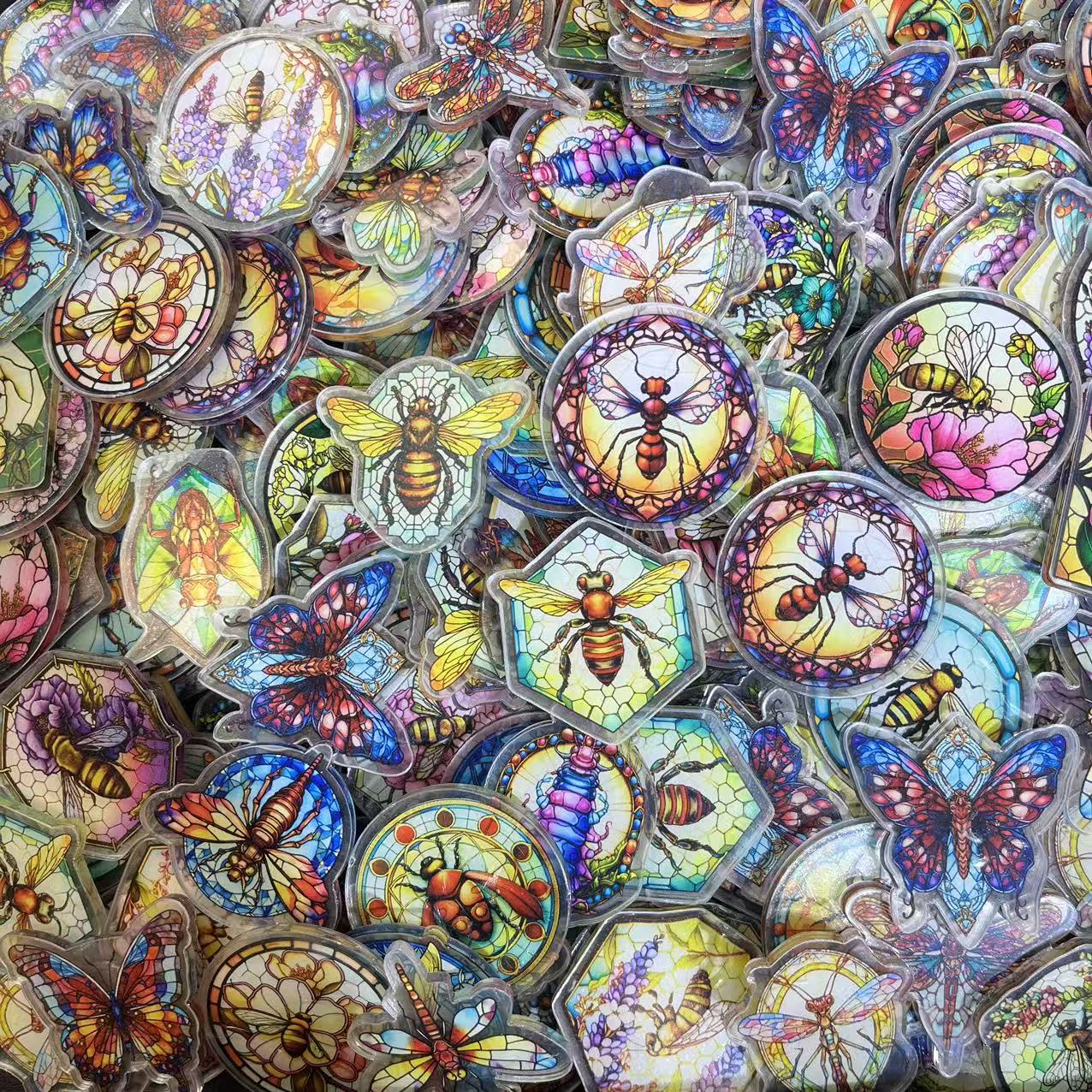 Glass Insects 4cm-Acrylic chips